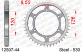 Corona AFAM 12507-44 in acciaio passo 530 YAMAHA XJ 600 RADIAN 1984  -1991